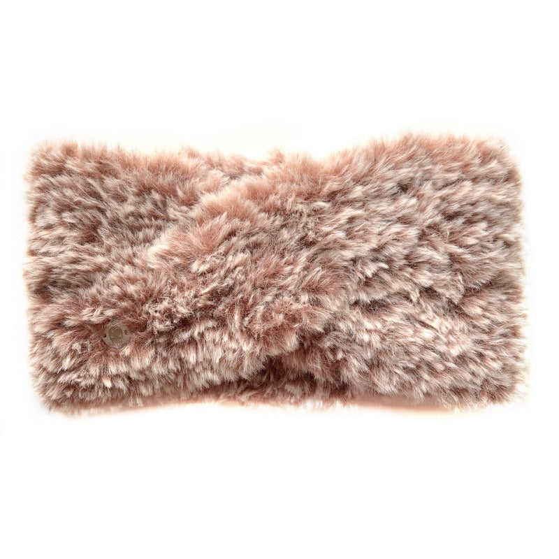 Mützenmafia Stirnband: handgestricktes Stirnband in rosa aus weicher Wolle. Super flauschig und vegan. Handgestrickt in Österreich