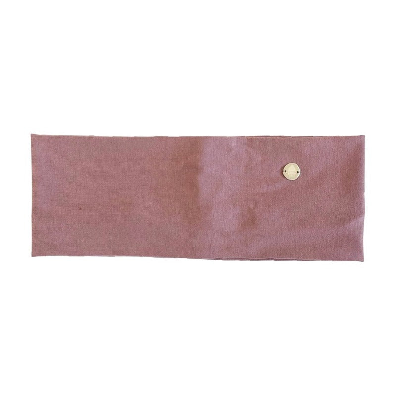 Haarband aus Bambus Stoff handgemacht in rosa